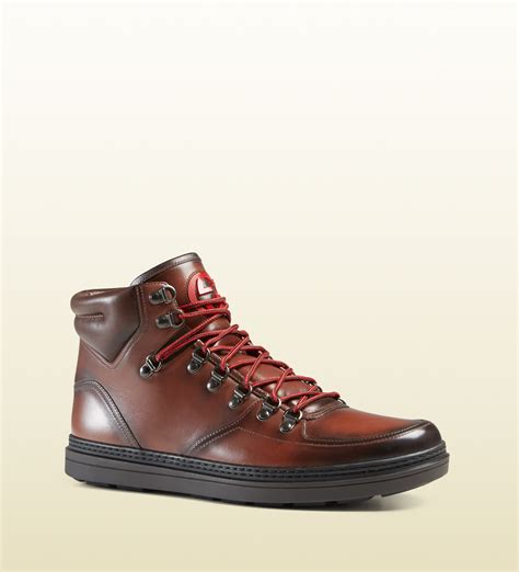 men's brown men's gucci boots|gucci timberland boots for sale.